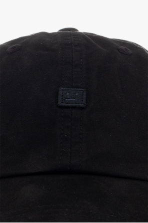 ACNE STUDIOS BLACK BASEBALL CAP