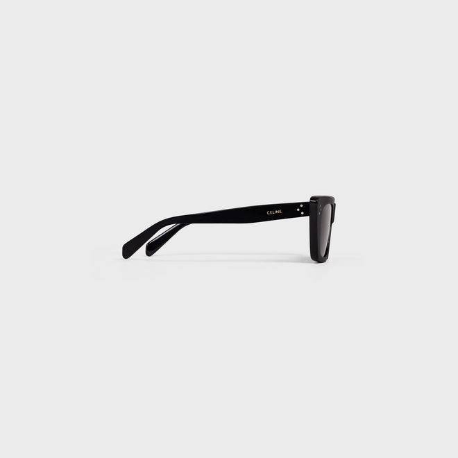 CAT EYE S187 SUNGLASSES IN ACETATE BLACK