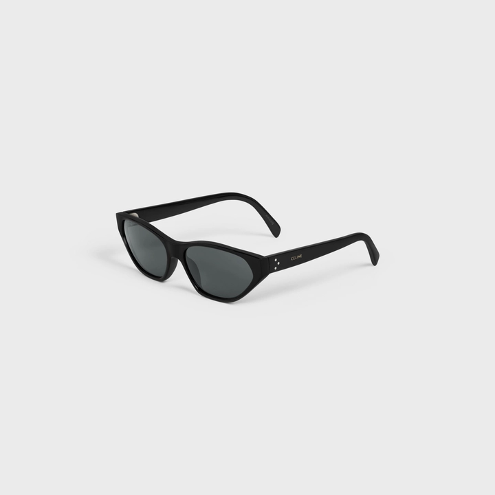 CAT EYE S251 SUNGLASSES IN ACETATE BLACK