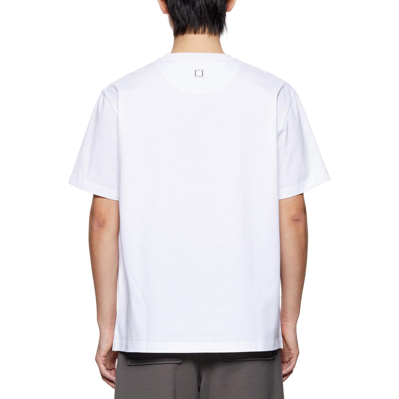 White butterfly logo T-shirt