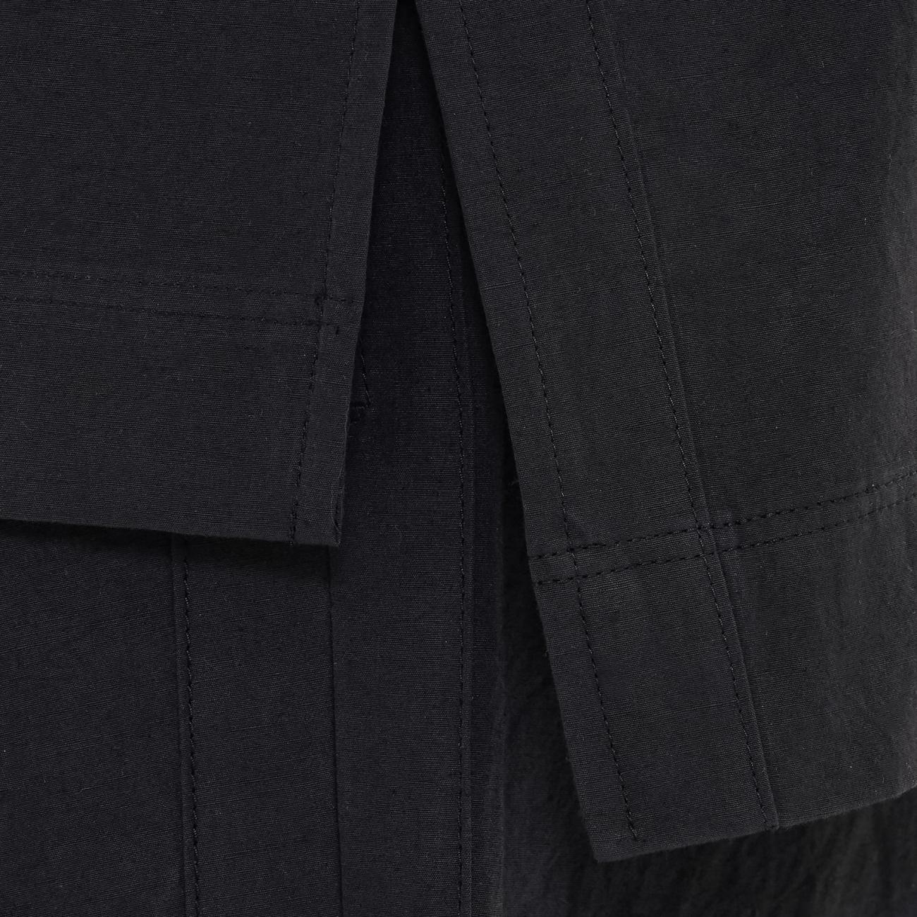 Black Hemp Polo T-shirt