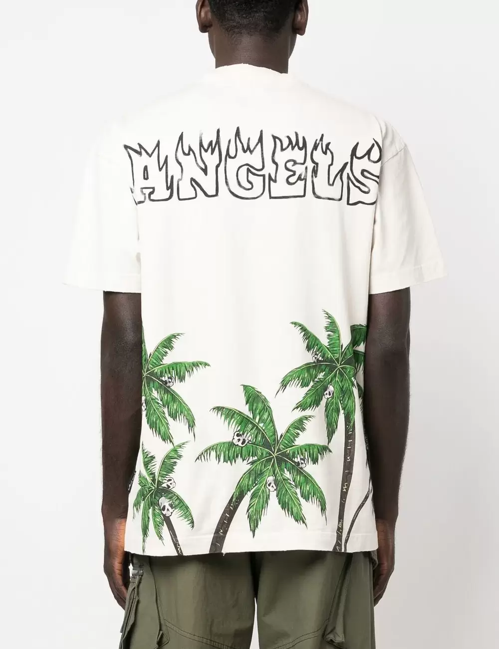 Palm Angels Palm-print Cotton T-shirt