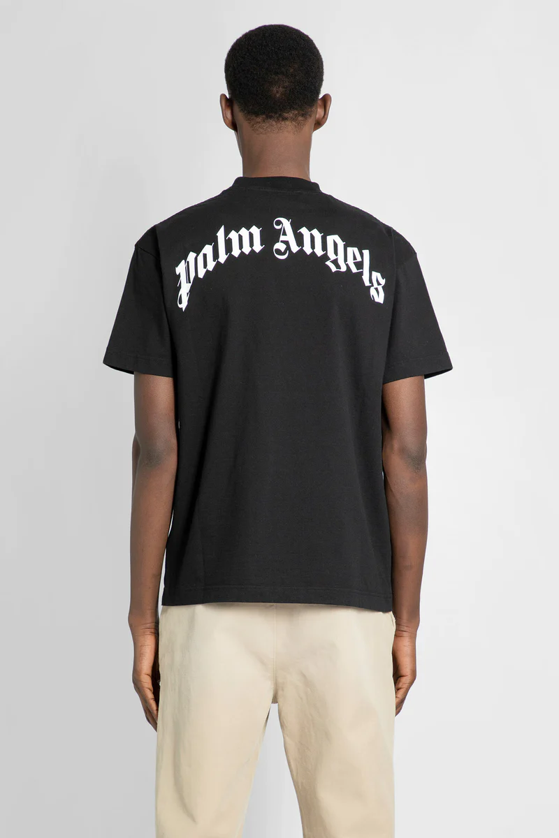 Palm Angels Men's Black Classic Shark Tee