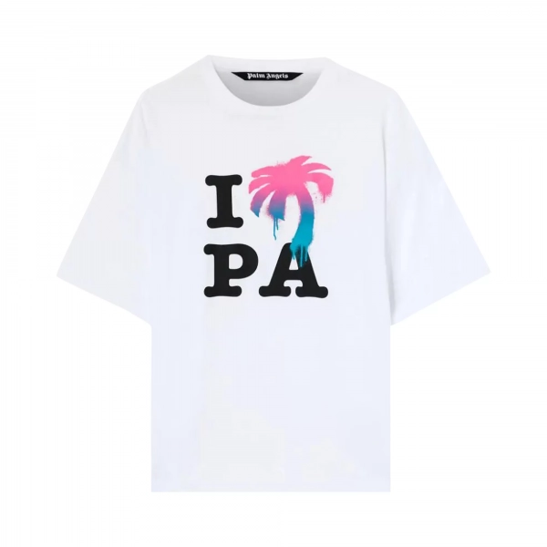 Palm Angels I Love PA Classic T-Shirt 'White'