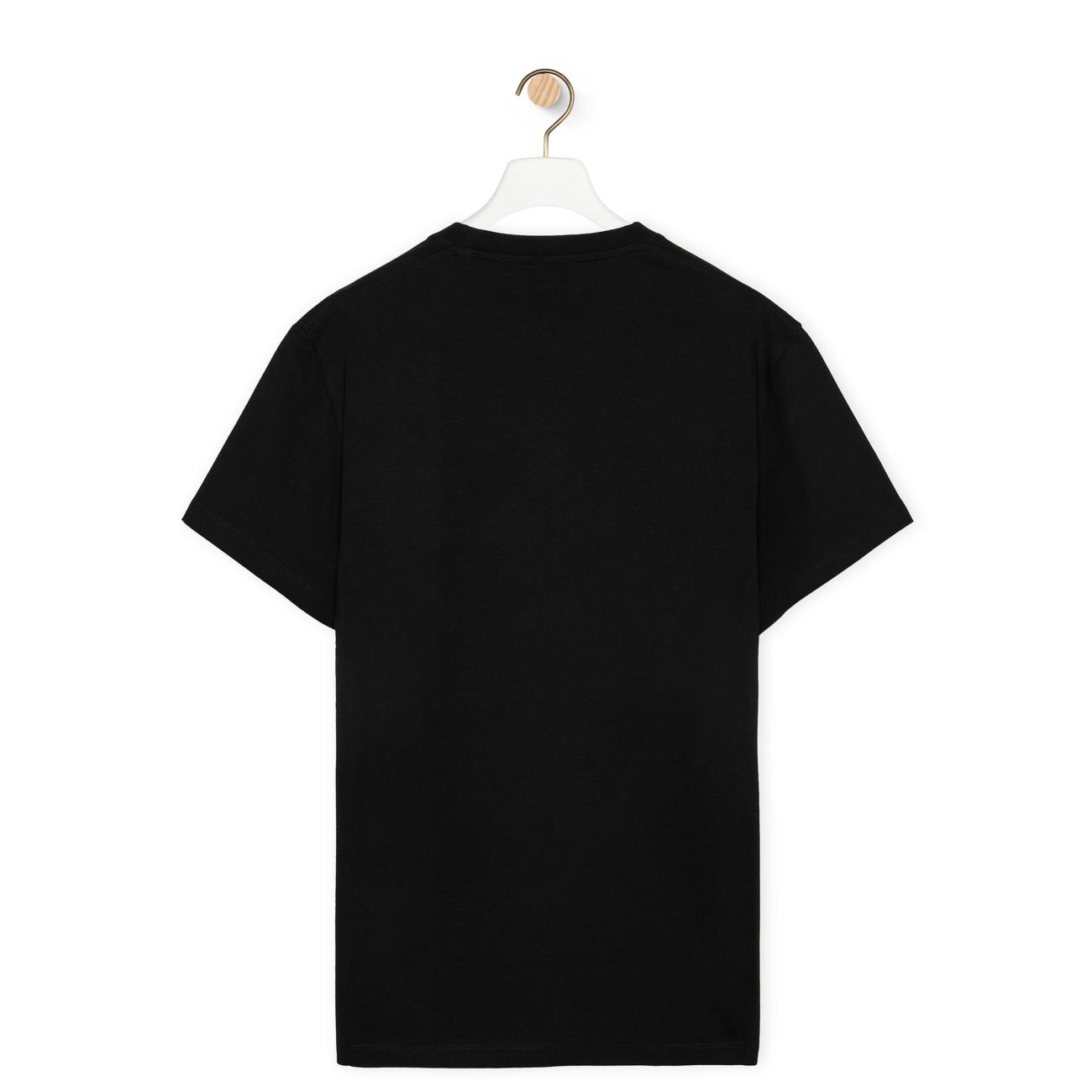 Anagram T-shirt in cotton black