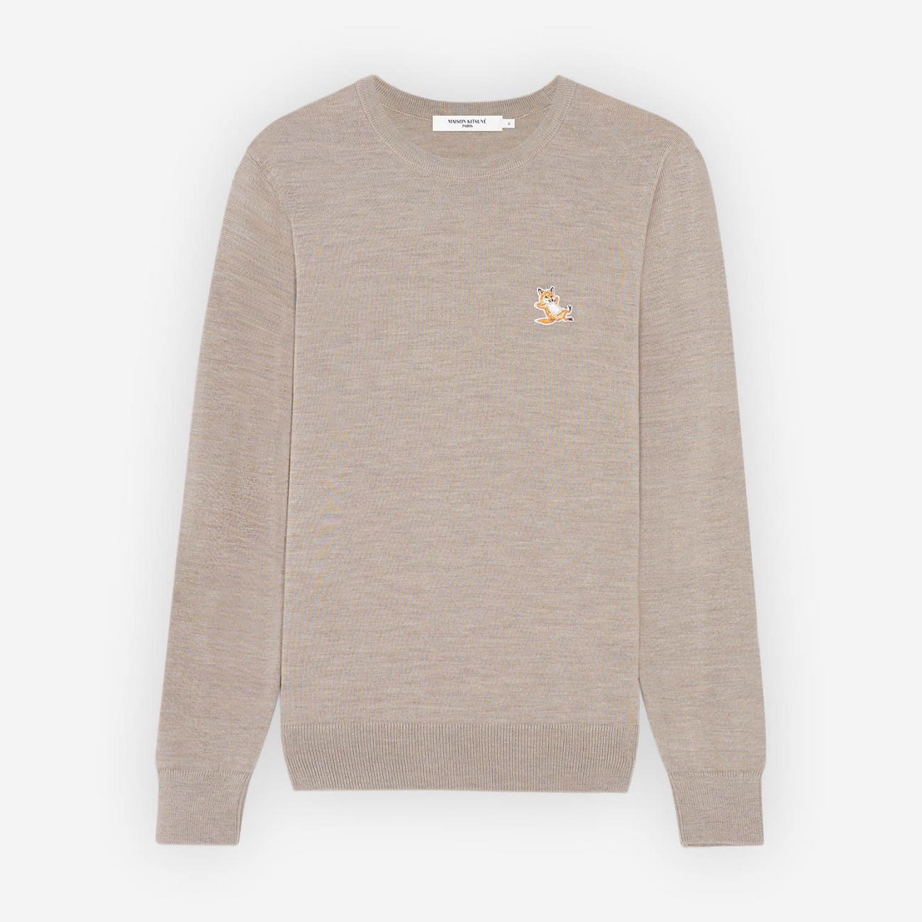 CHILLAX FOX PATCH CLASSIC R-NECK JUMPER