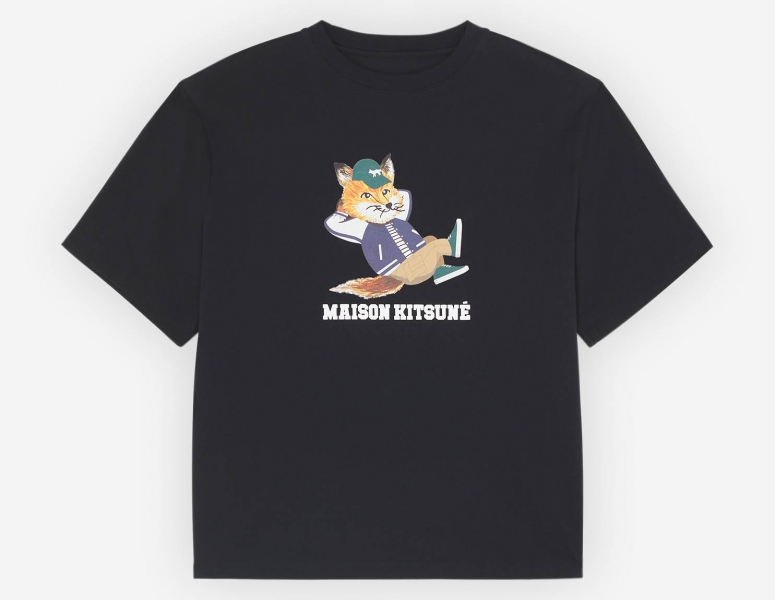 DRESSED FOX EASY TEE-SHIRT Black