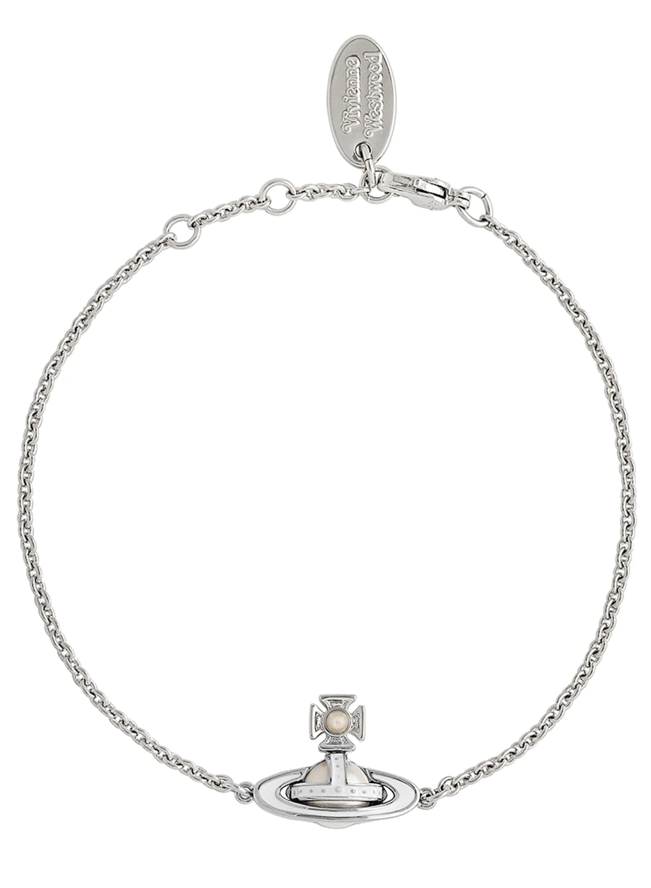 SIMONETTA BAS RELIEF BRACELET - SILVER/WHITE