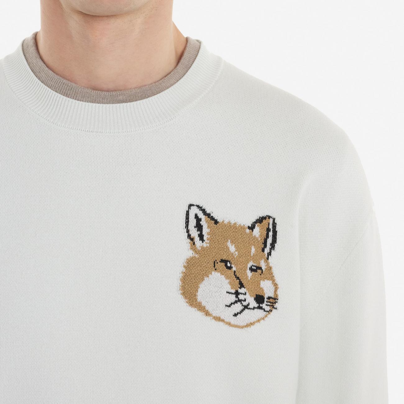 Mini Fox Head Intarsia Comfort Jumper