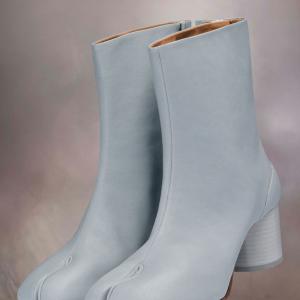 Pale Blue Tabi ankle boots