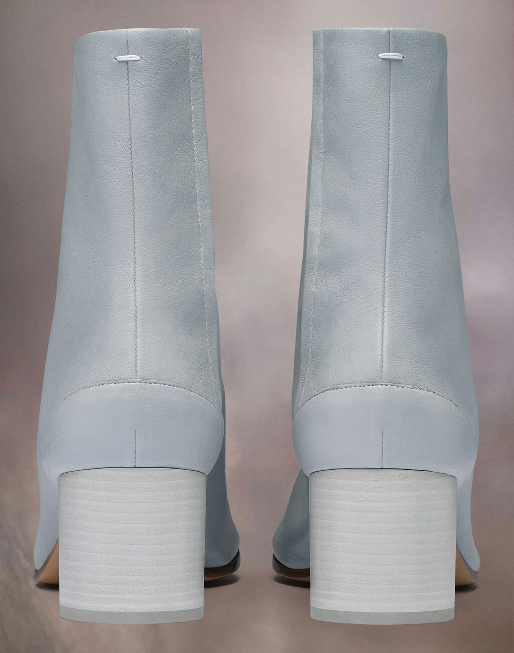 Pale Blue Tabi ankle boots