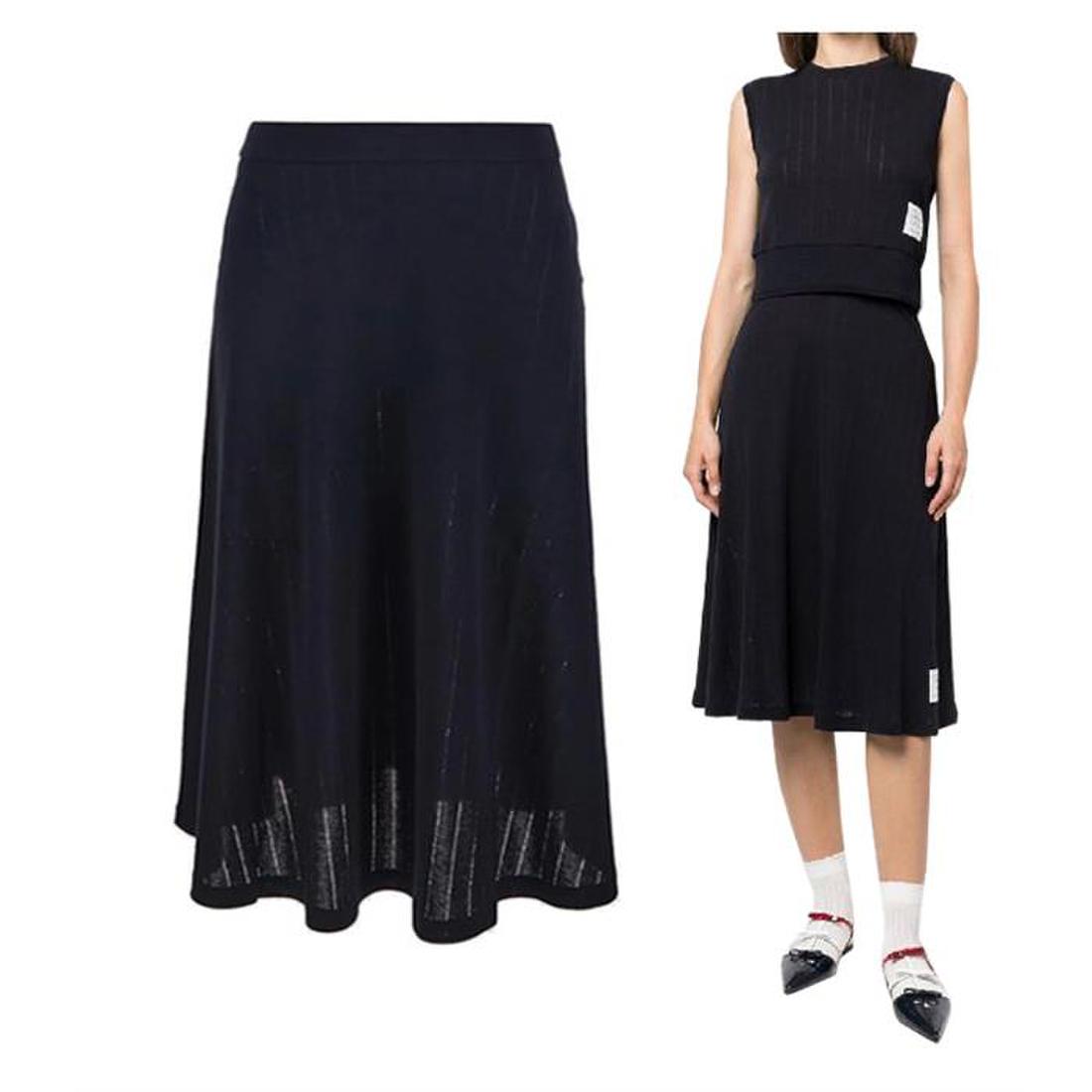  RWB Tap Pointel Lip A-Line Skirt 