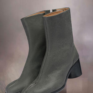 Dark Gray Tabi ankle boots