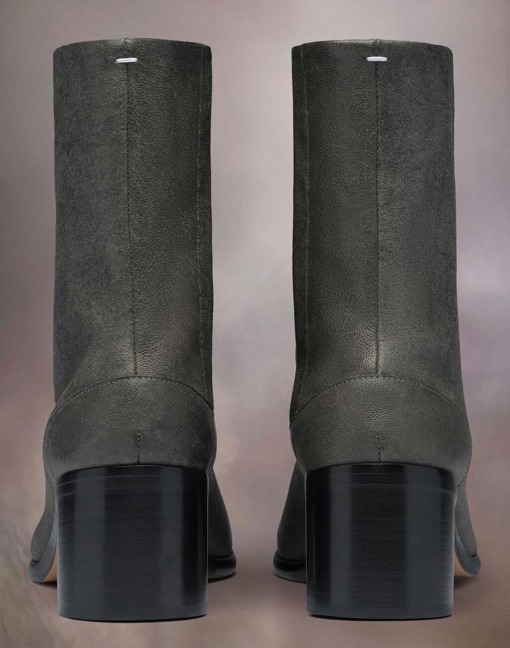 Dark Gray Tabi ankle boots