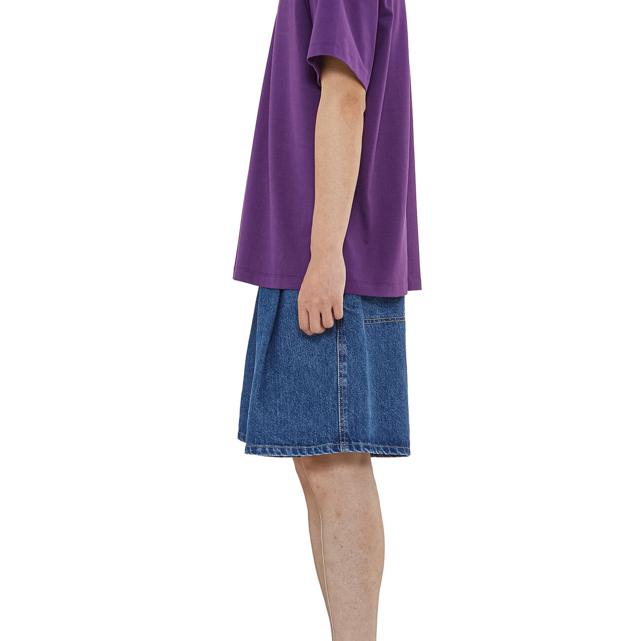  Violet Leather Patch T-shirt