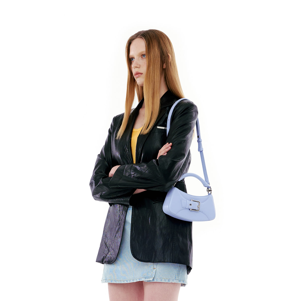 BELTED BROCLE_SMALL [PALE AQUA]