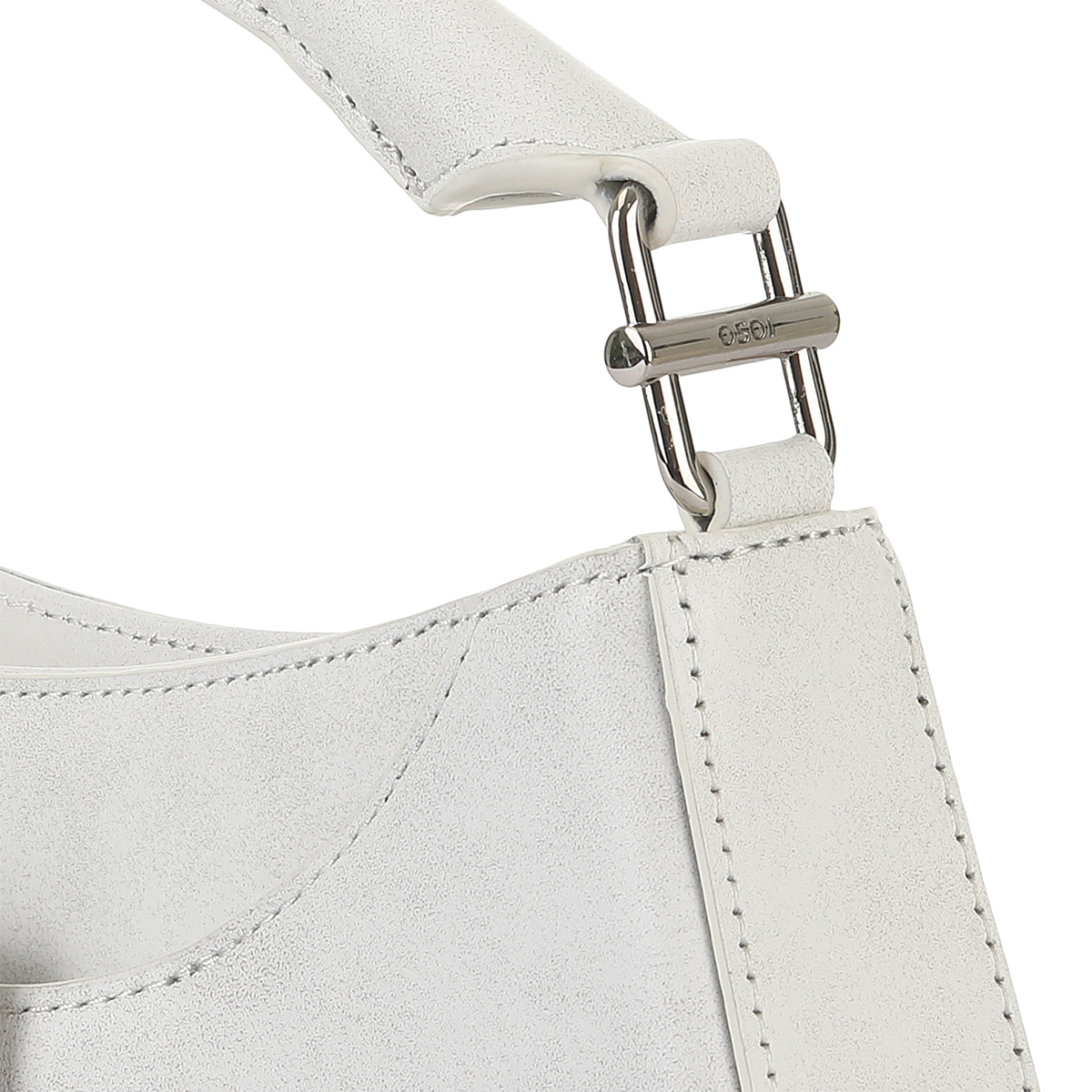 BELTED BROCLE_SMALL [MARBLE WHITE]