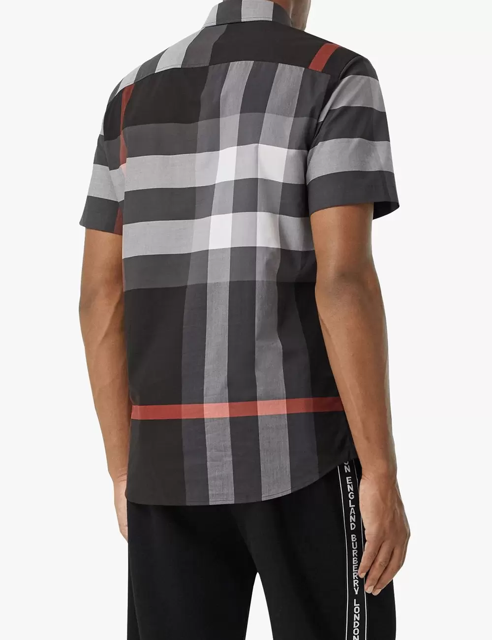 Burberry checked short-sleeve shirt