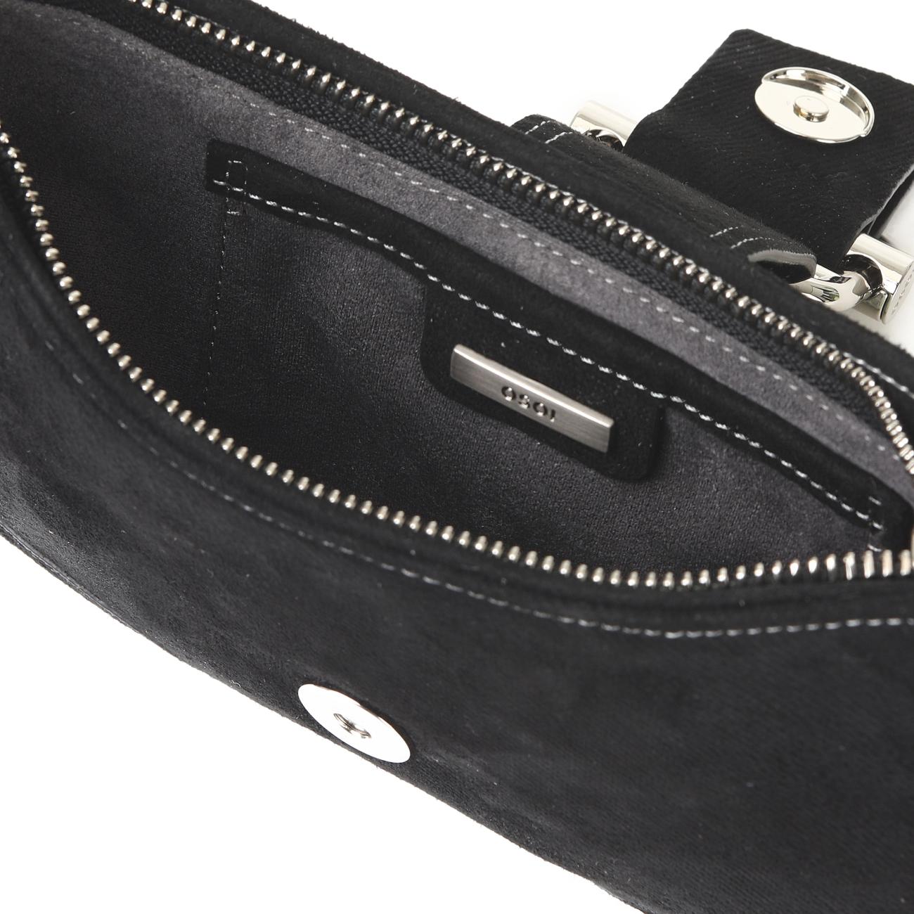 SHOULDER BROCLE_SMALL [DENIM BLACK]