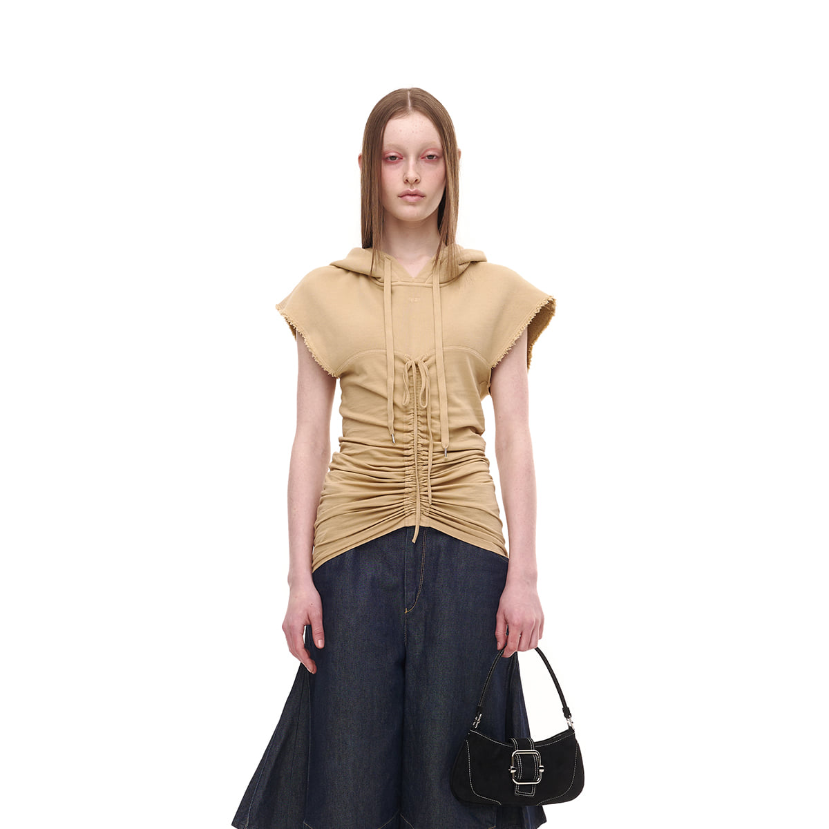 SHOULDER BROCLE_SMALL [DENIM BLACK]