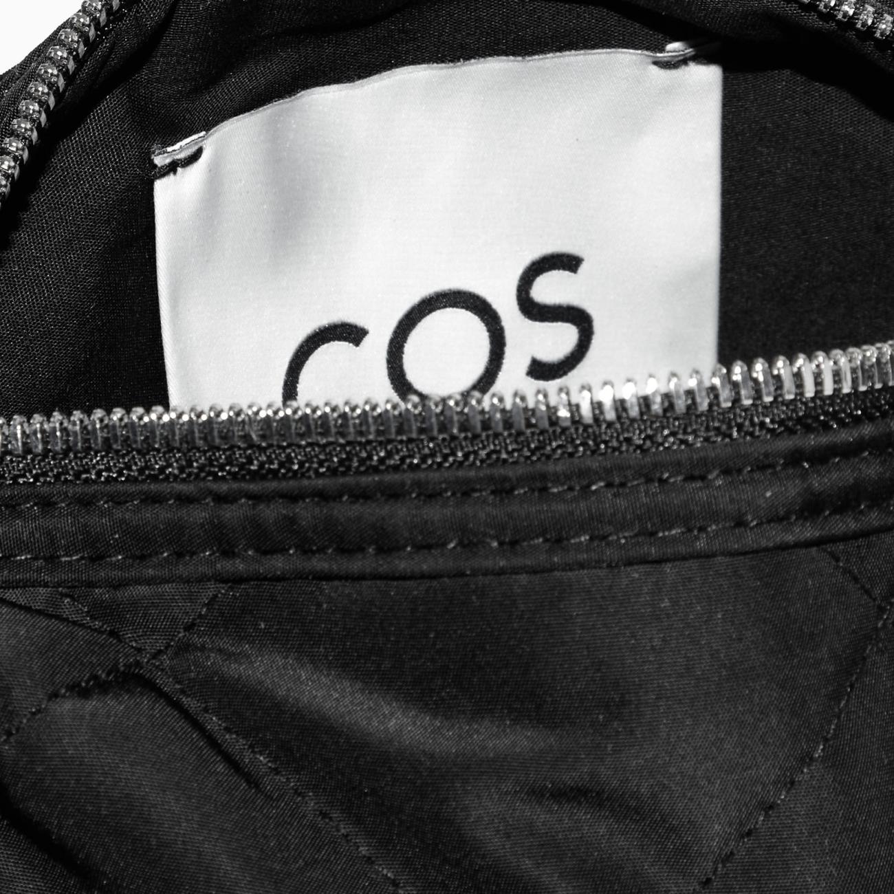  COS Quilted Mini Crossbody Bag Black