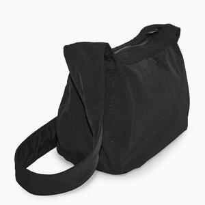 COS Nylon Crossbody Saddle Bag Black