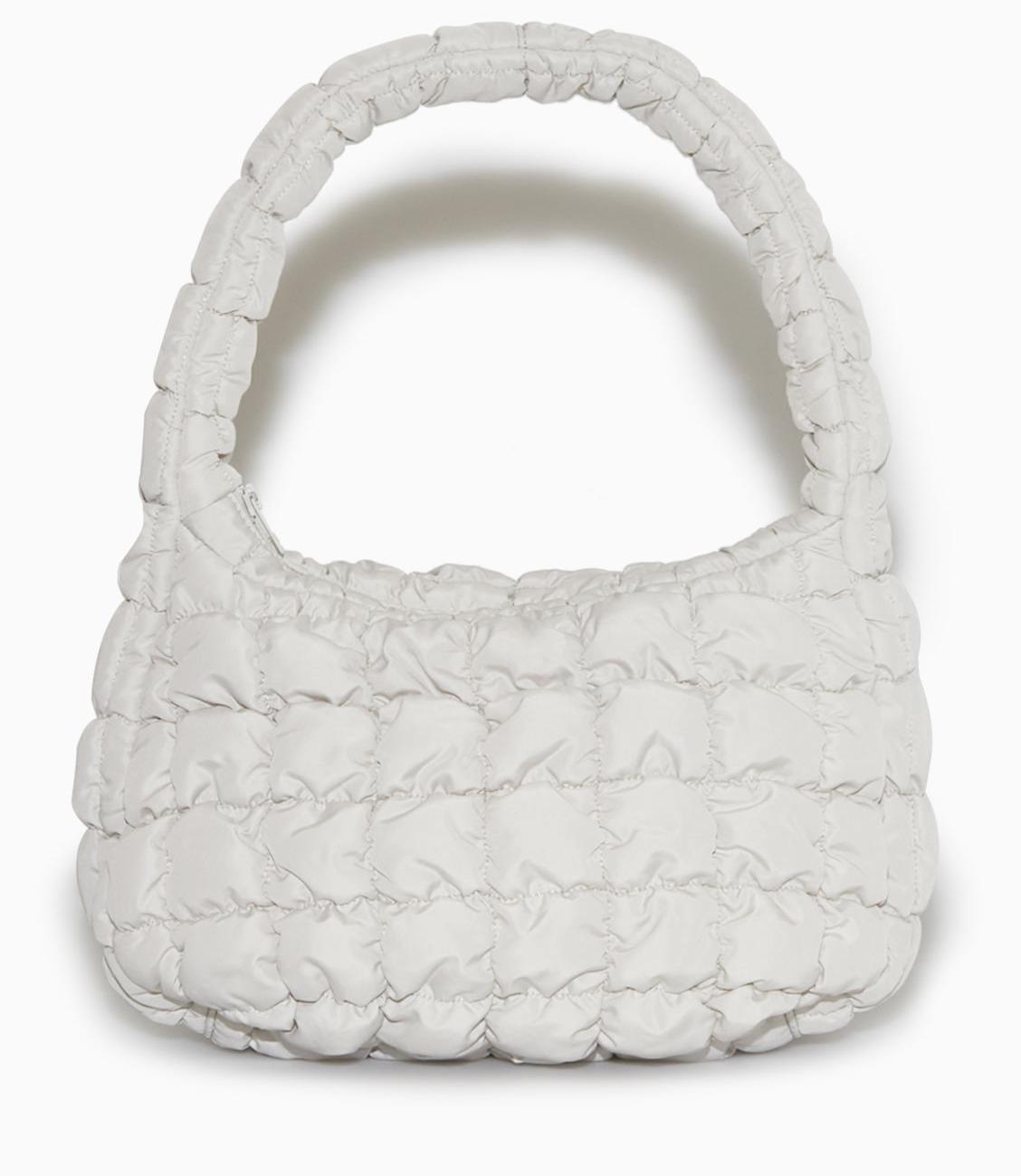 COS Quilted Mini Bag Light Grey 0973537027