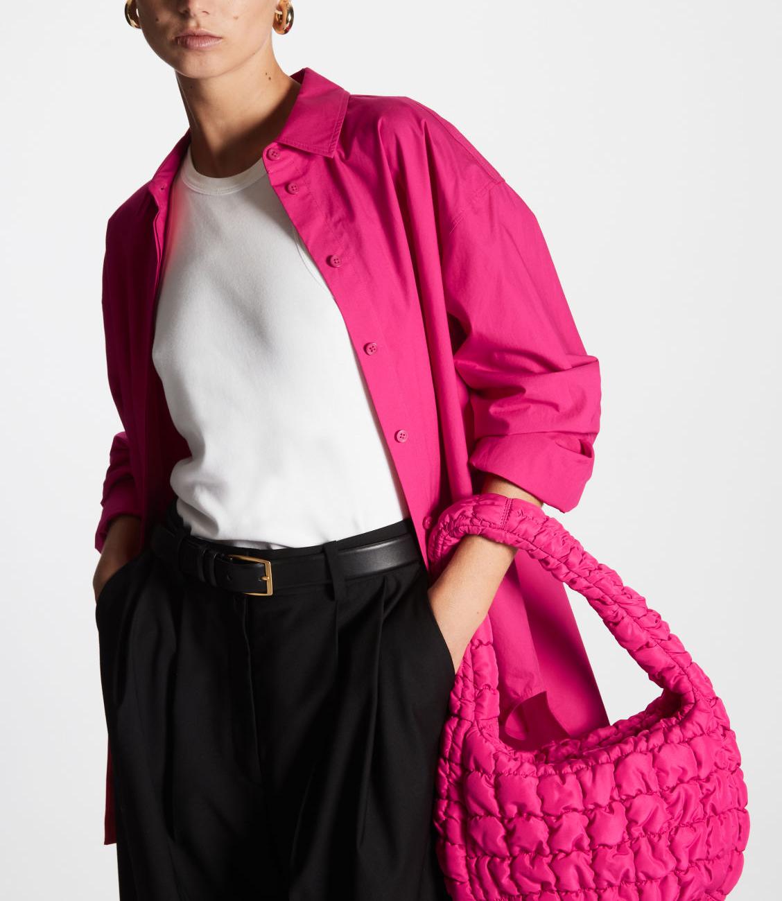 COS Quilted Mini Bag Pink