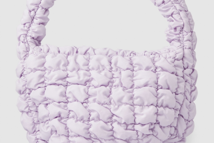 COS Quilted Mini Bag Dusty Lilac