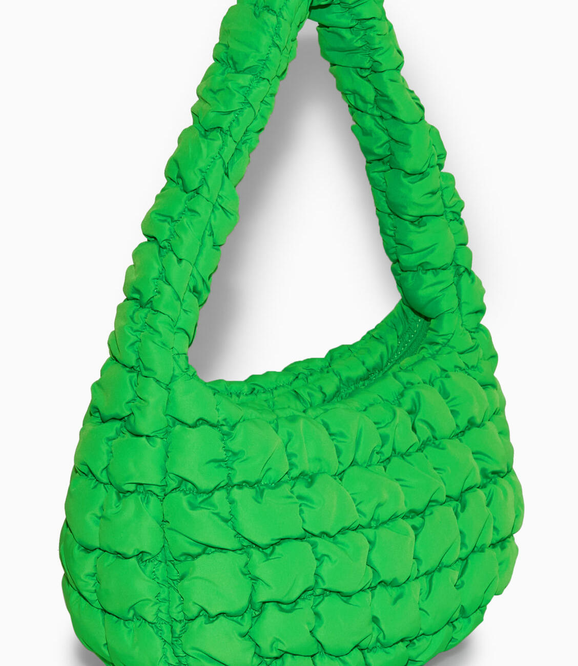 COS Quilted Mini Bag Bright Green