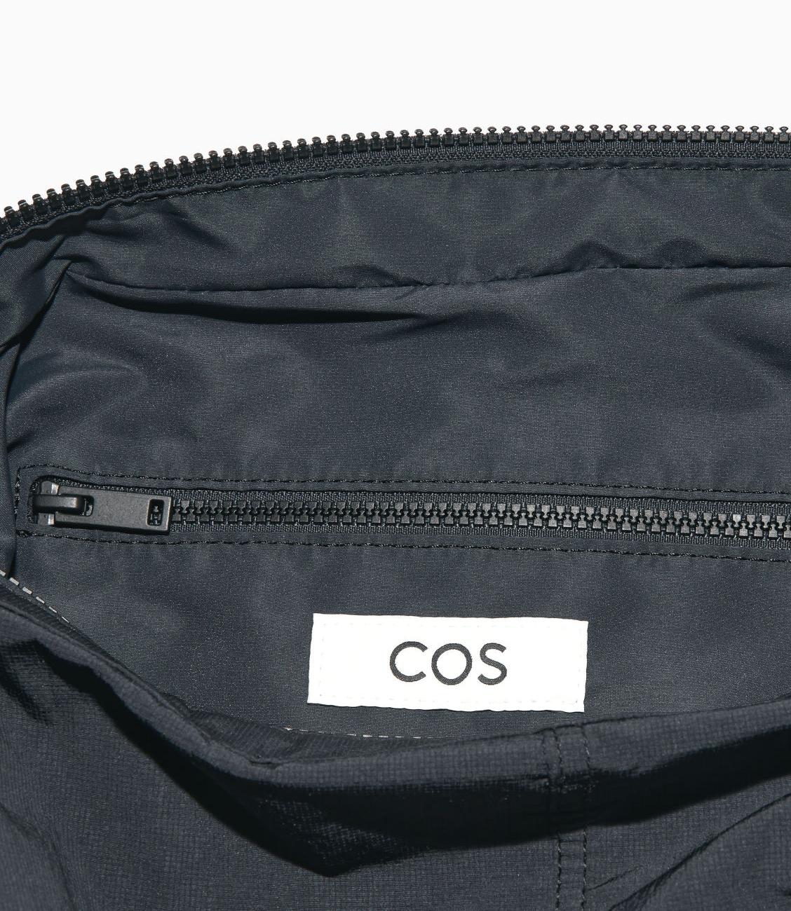 COS Nylon Crescent Messenger Bag Navy