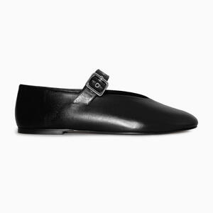 COS Leather Mary Jane Flats Black