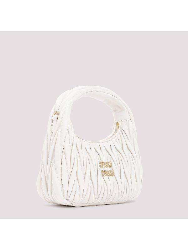 Matelasse Nappa Leather Wander Mini Hobo Bag