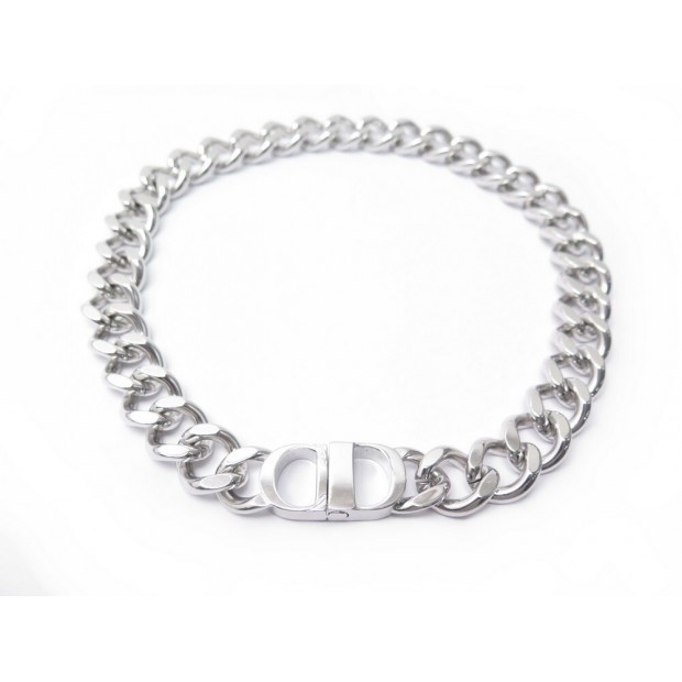 CD ICON CHAIN LINK NECKLACE