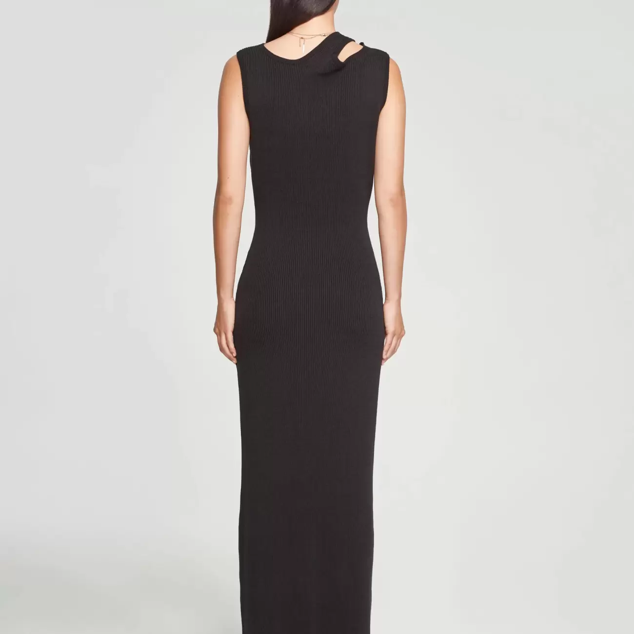 Classic Triple Collar Knit Tank Dress