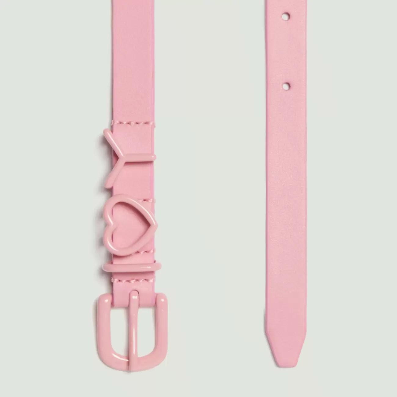 Skinny Y Heart Belt