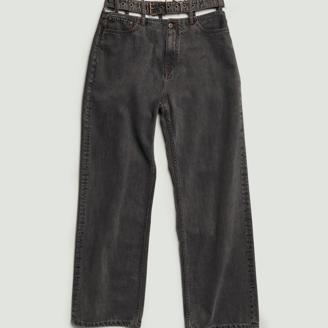 Y Belt Jeans Grey Female