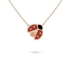 Lucky Spring Pendant, ladybug with outstretched wings
