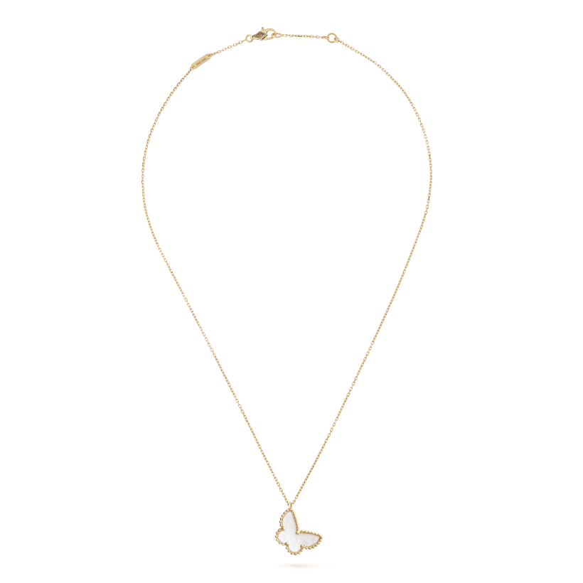 Sweet Alhambra Butterfly Pendant 18k yellow gold 