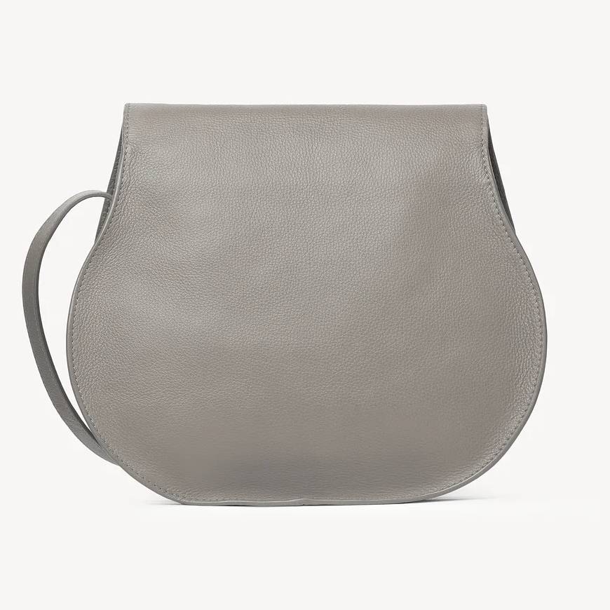 MARCIE MEDIUM SADDLE BAG  CASHMERE GRAY