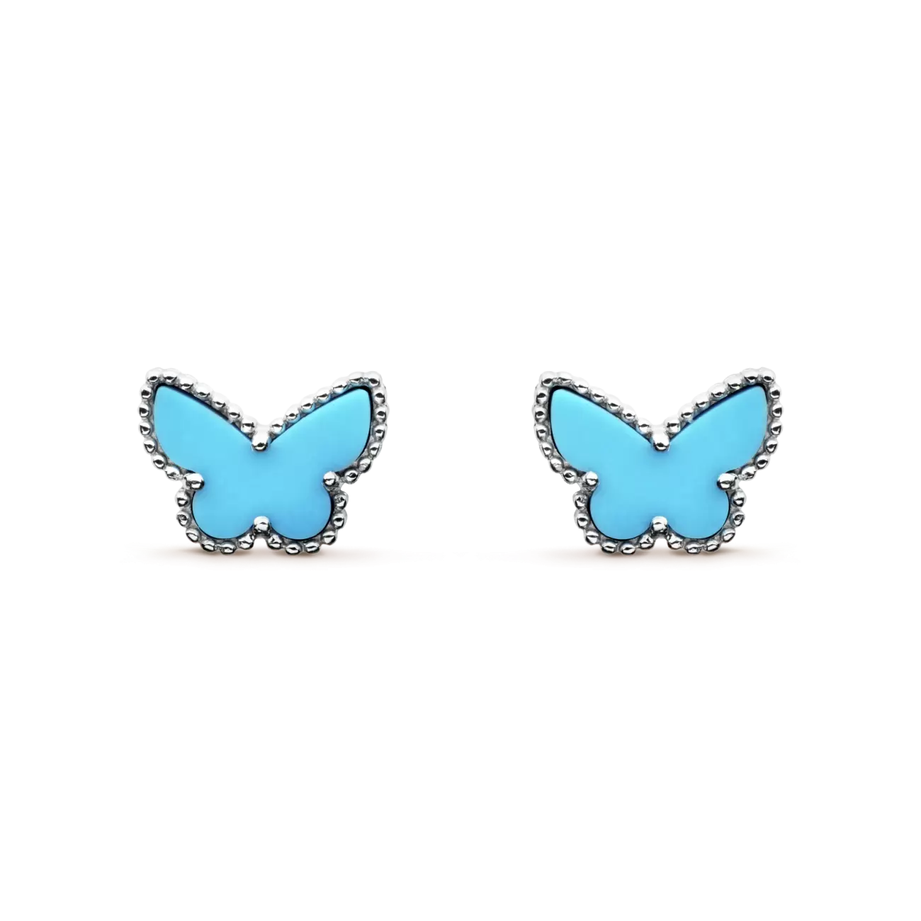 GANNI Butterfly Mirror Key Chains Egret