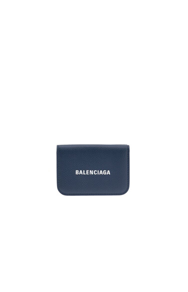 Balenciaga Cash Mini Wallet - Petrol Blue