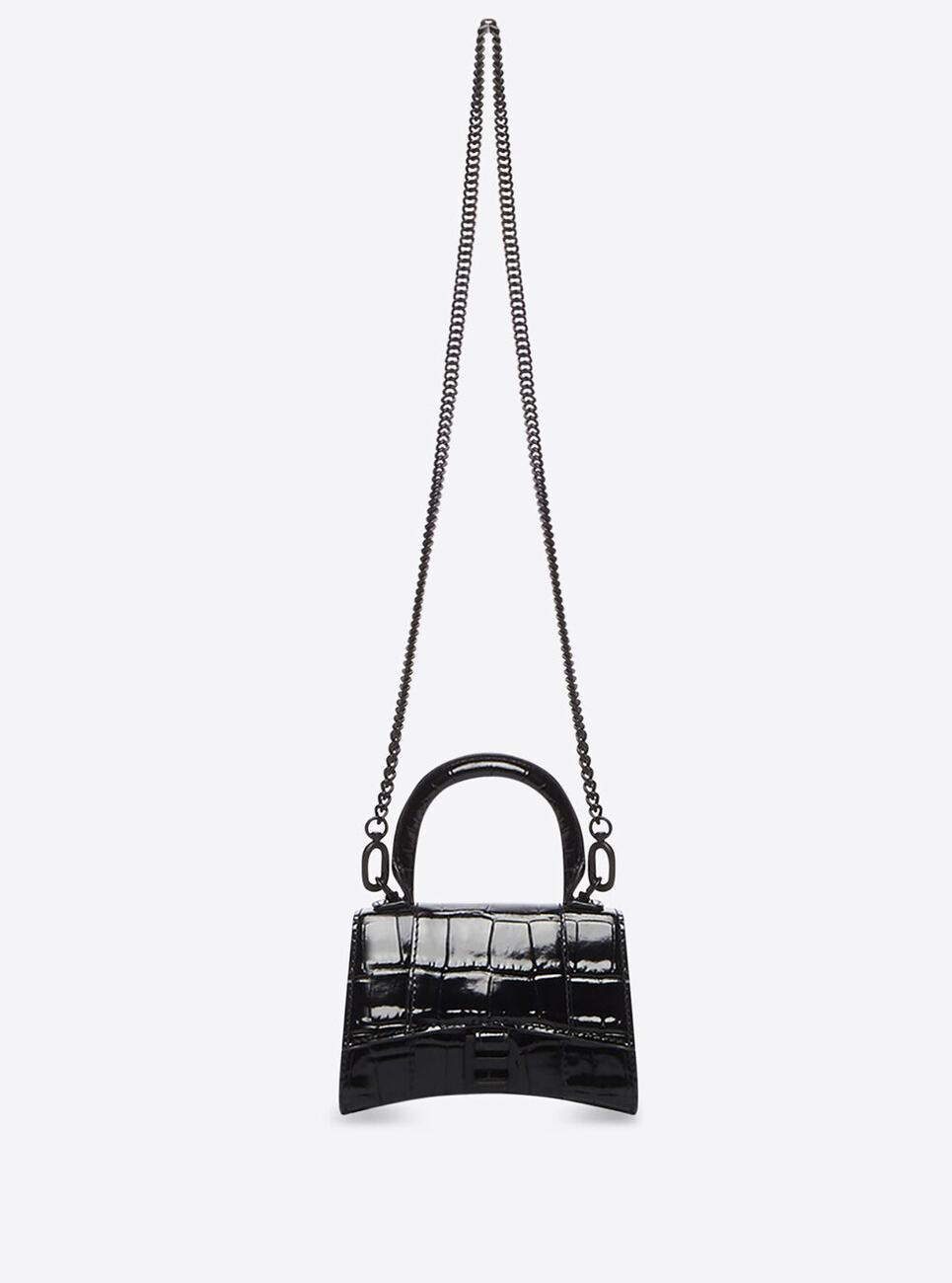 Balenciaga City Shoulder Bag Black in Lambskin with Silver-tone - GB