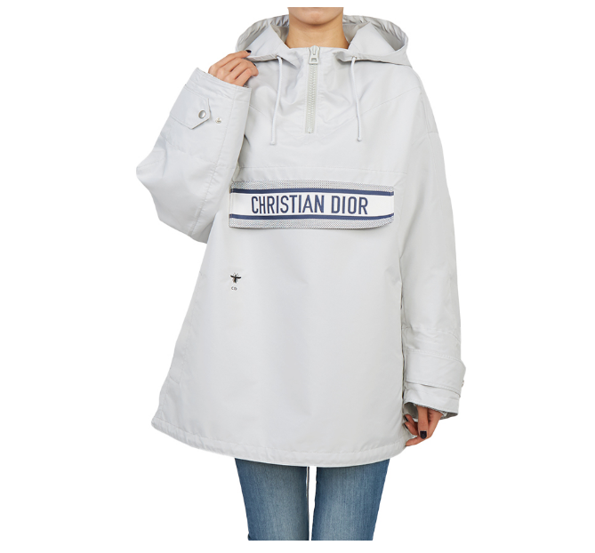 Hooded Anorak Jacket with Logo