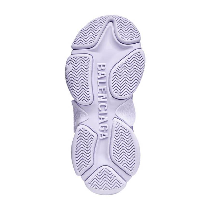 TRIPLE S TRAINERS ALLOVER LOGO IN LIGHT PURPLE