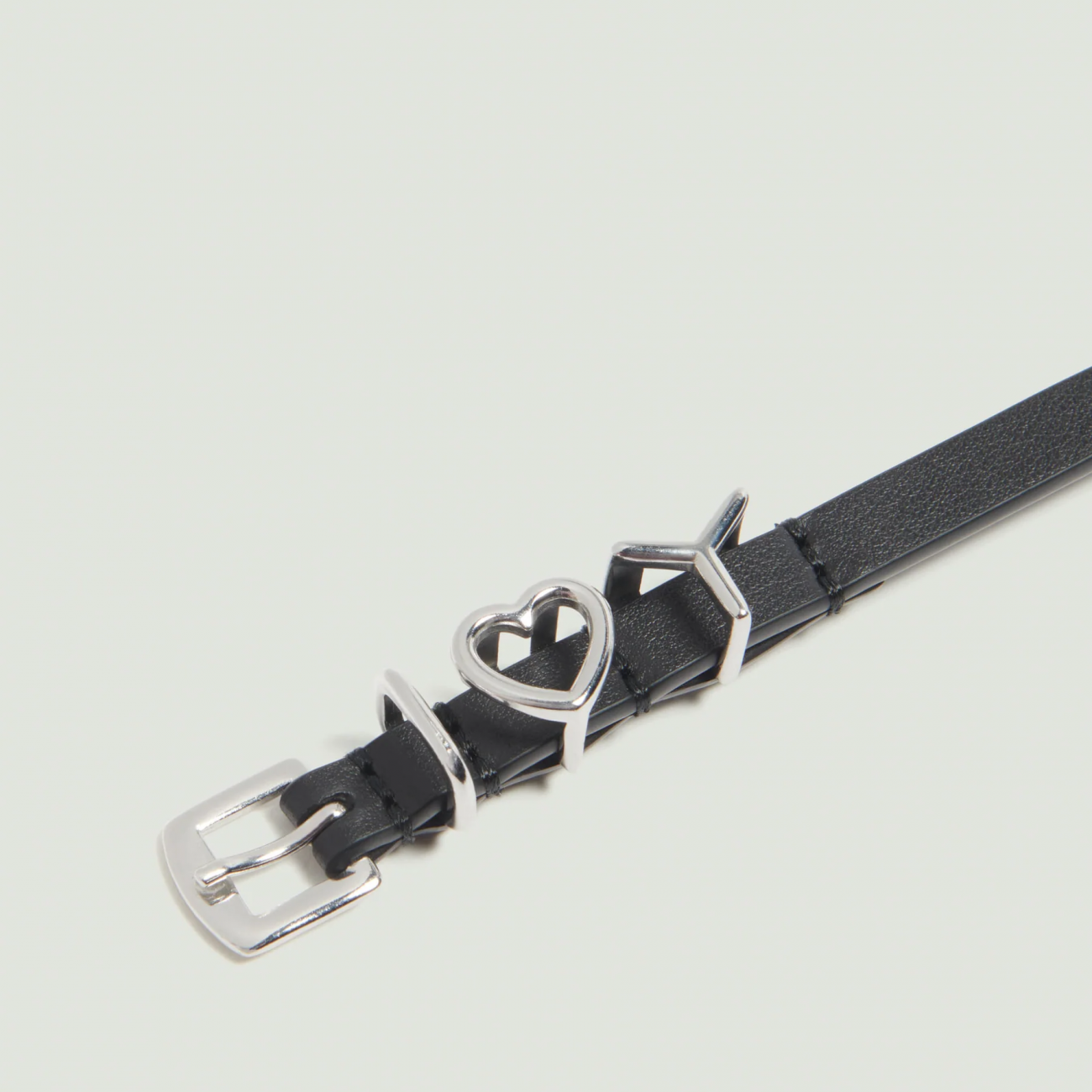 Y Heart Belt Choker 10mm