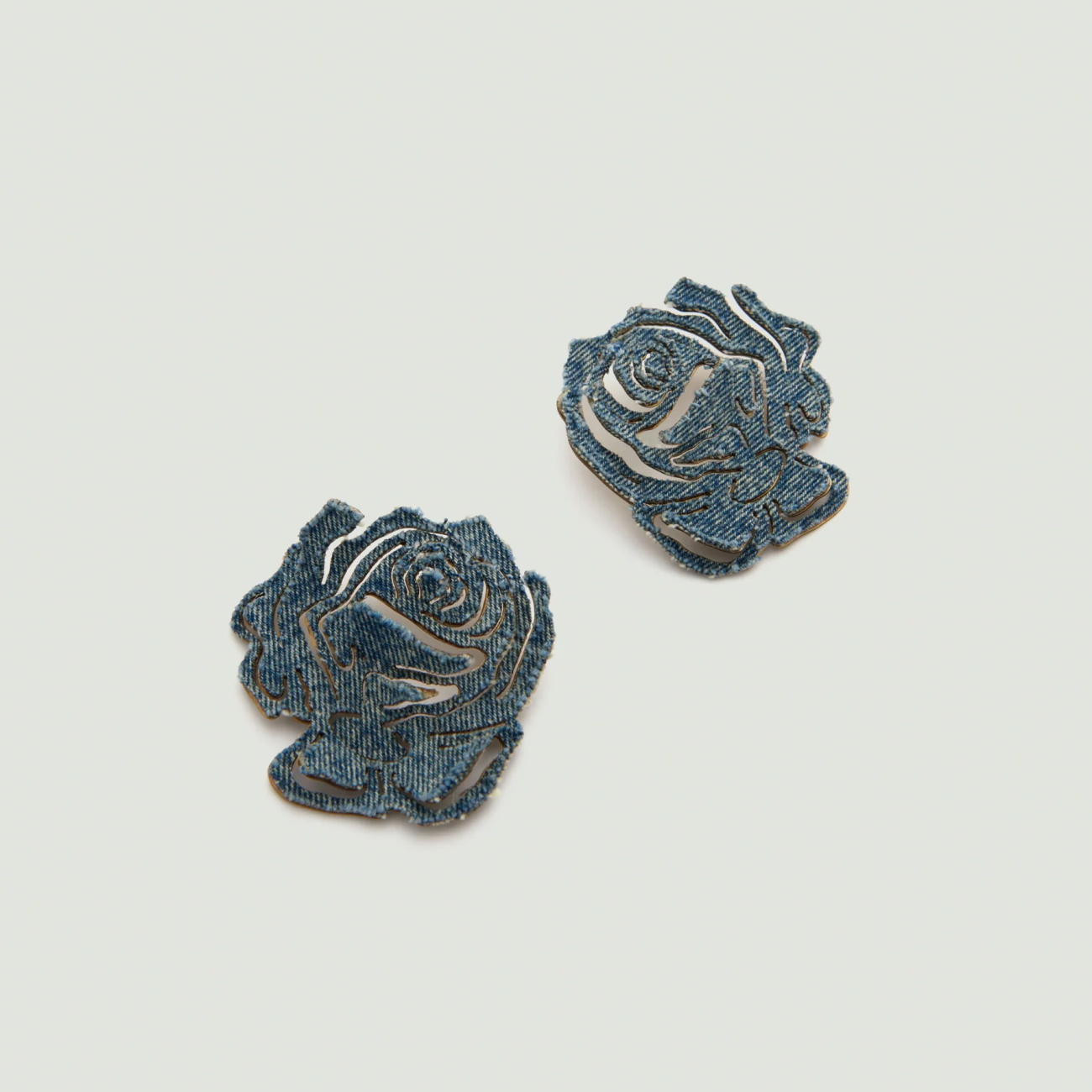 Maxi Rose Stud Earrings