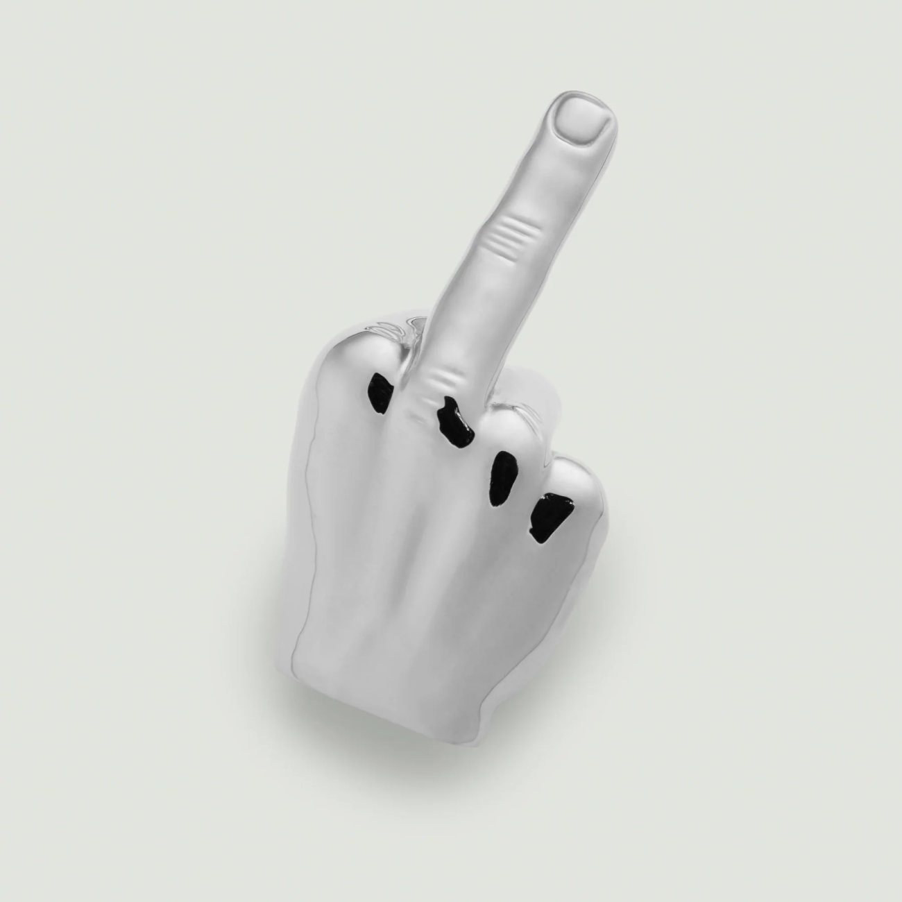 Fuck U Single Earring / Silver