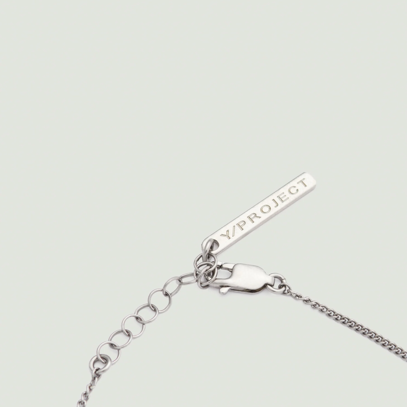 Mini Y Necklace / Silver