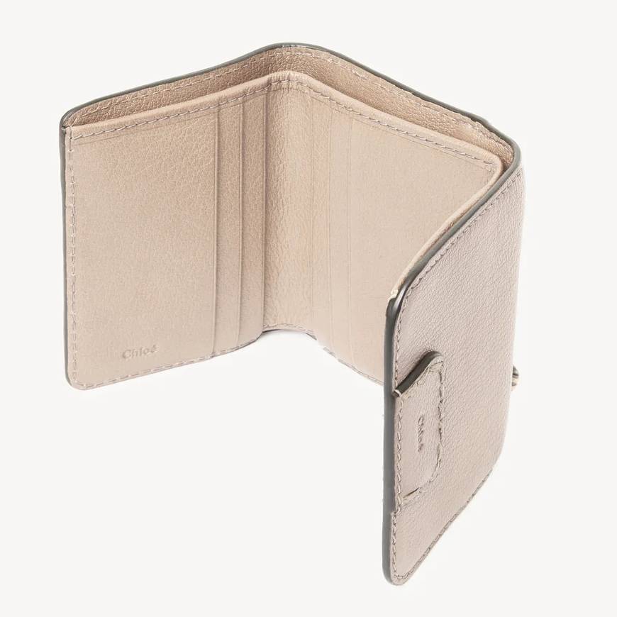 EDITH SMALL TRI-FOLD  CEMENT PINK